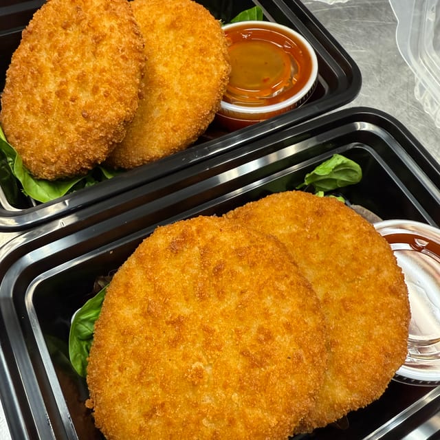 Fried Crab Cakes.