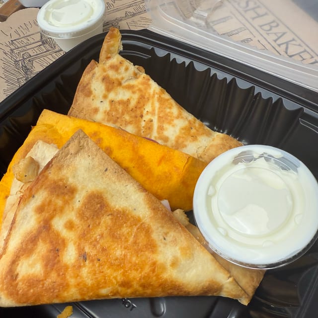 Veggie Quesadilla.
