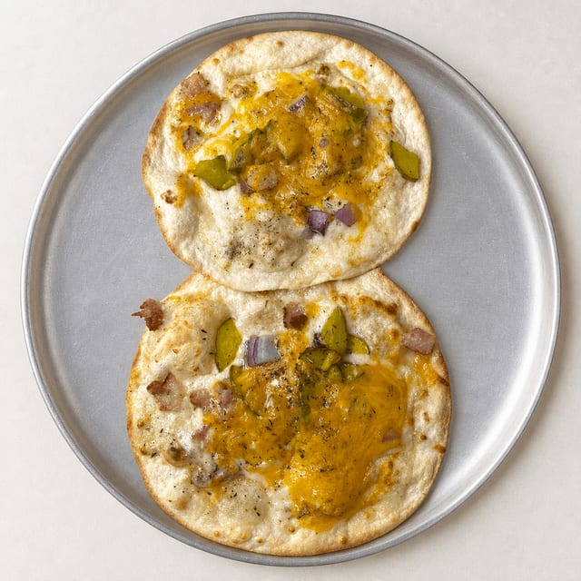 Bacon Pickle Quesadilla.