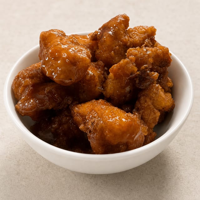 Hand Breaded Chicken Bites.