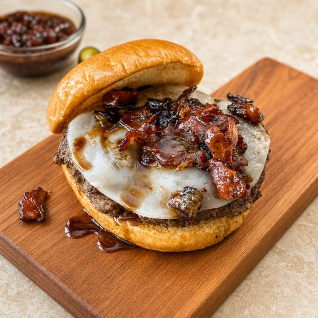 Bacon Jam Burger.
