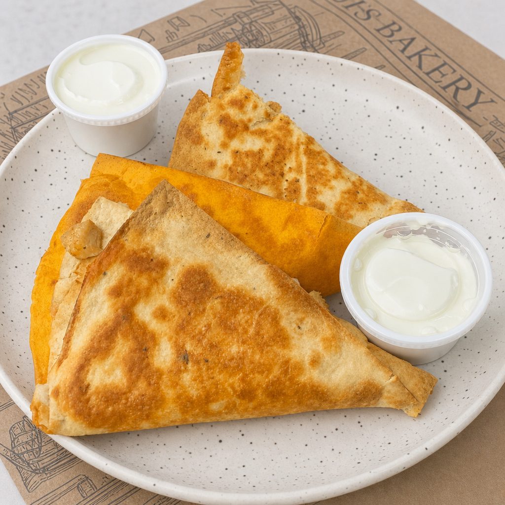 Veggie Quesadilla.