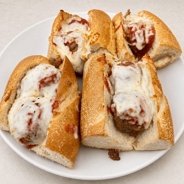 Meatball Sub Sandwich.